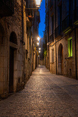 Foto de Girona al anochecer