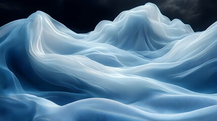 Obraz premium Aqua Bubbles Floating Surface Ripples Water Texture Serenity Calm Blue