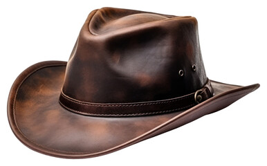 PNG Cowboy hat leather brown