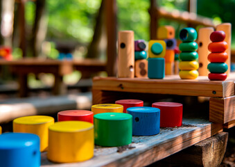 modern wooden toy