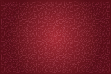 Islamic Art Motif with Arabic Calligraphy, Traditional Middle Eastern Typography Art wallpaper
