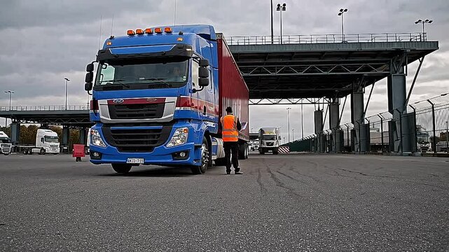 inspection of vehicles and trucks at customs