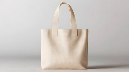Stylish tote bag modern studio product photography minimalist design front view fashion accessory