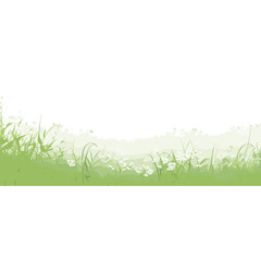 Fototapeta premium Meadow illustration background nature vector