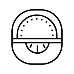 danger triangle icon, danger triangle line art - simple line art of danger triangle, perfect for danger triangle logos and icons