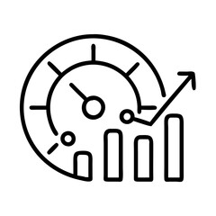 key performance indicators kpi icon, key performance indicators kpi line art - simple line art of key performance indicators kpi, perfect for key performance indicators kpi logos and icons