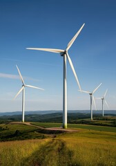 wind turbine in the field