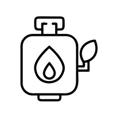 natural gas icon, natural gas line art - simple line art of natural gas, perfect for natural gas logos and icons