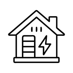 building energy rating icon, building energy rating line art - simple line art of building energy rating, perfect for building energy rating logos and icons