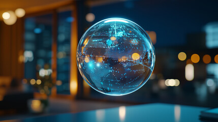 Holographic Data Sphere with Real-Time Analytics for Society