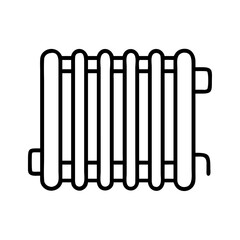 radiator icon, radiator line art - simple line art of radiator, perfect for radiator logos and icons