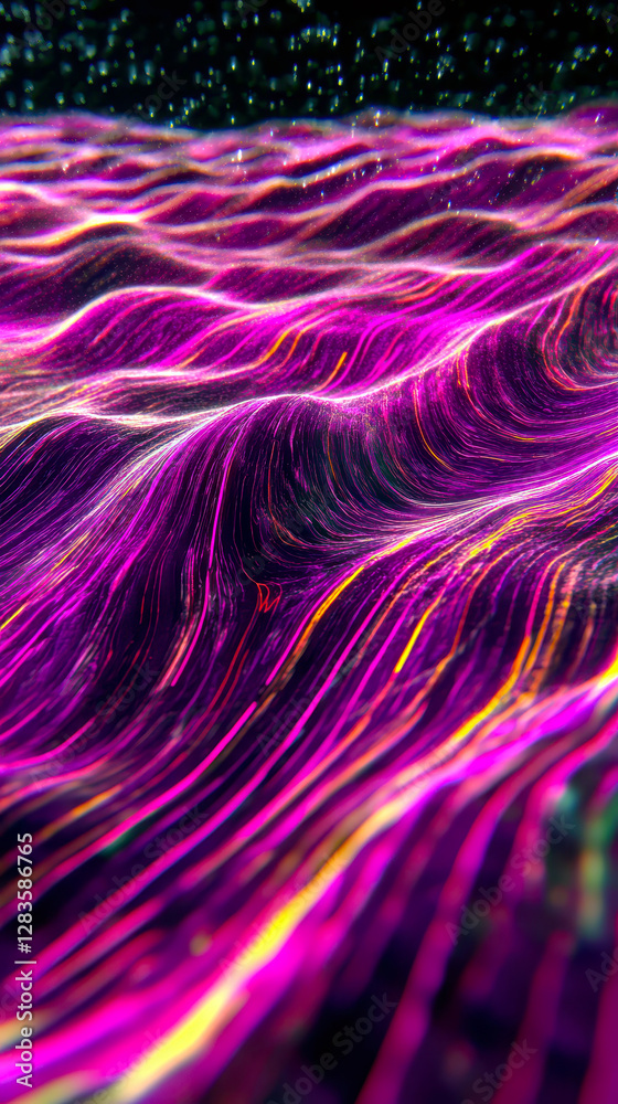 Poster Visualizing Sleep Data Through a Vibrant Holographic Interface With Real-Time Monitoring Effects
