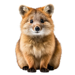 Obraz premium Cute Red Quoll on Transparent Background