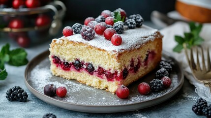 a beautiful licious Cake  on the beautiful  background 