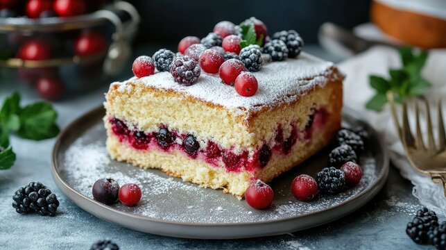 a beautiful licious Cake  on the beautiful  background 