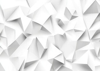 Fototapeta premium White abstract polygonal background creating stunning visual effect