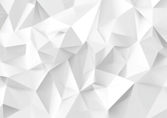 White abstract polygonal background creating stunning visual effect