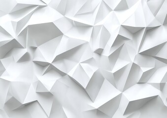 Fototapeta premium White abstract polygonal background creating stunning visual effect