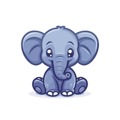 Obraz premium cartoon elephant