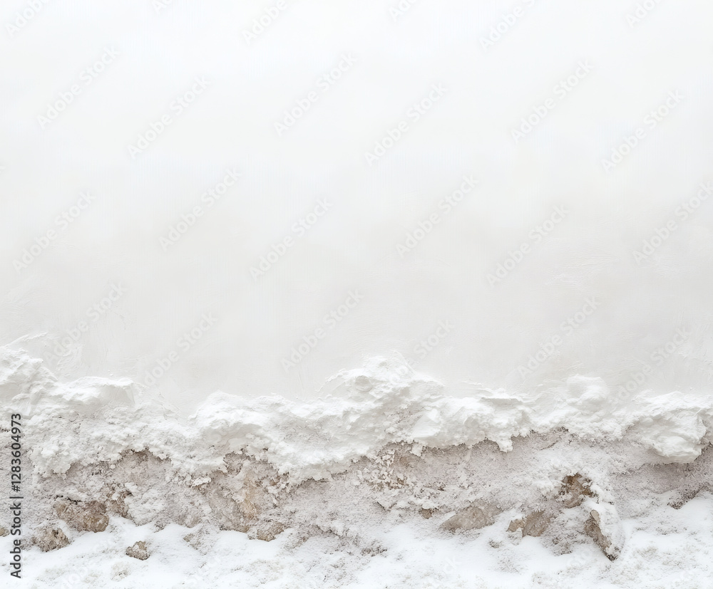 Poster ice texture composition minimalist white surface abstract photography calm environment