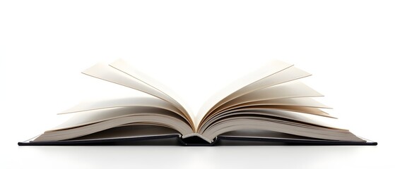 Fototapeta premium Open Book Pages - Flipping, Colorful, High-Resolution