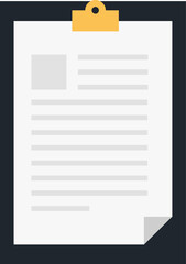 planning flat web icon concept