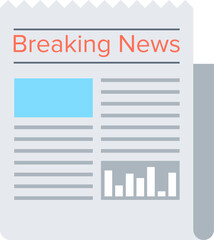 press release flat web icon concept