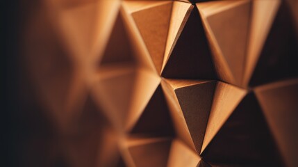 Warm-toned abstract geometric background. Interlocking triangles create a unique texture.