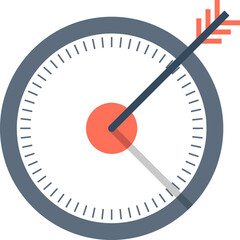 seo targeting flat web icon concept