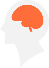 brainstorming flat web icon concept