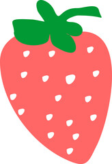 vector illustration of a strawberry