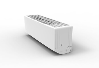 Air Conditioner 2 AC top view with shadow 3d render