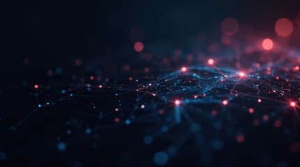 Exploring the Intricacies of Digital Connectivity: A Thematic Representation of Networks and Data Flow