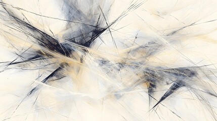 Obraz premium abstract design with layered pencil strokes in shades of charcoal and graphite, creating a sense of depth and dimension. The strokes flow in multiple directions, adding a dynamic and organic 