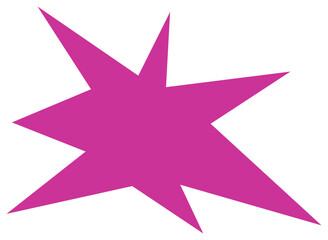 Spiky Starburst Shape – Funky and Abstract Design