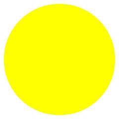 yellow ball isolated on white