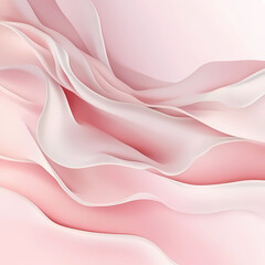 Soft pink and white fabric waves create a calming abstract texture perfect for modern design and artistic projects