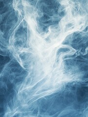 Obraz premium Abstract Vaporous Forms: Intricate layers of ethereal forms swirl and dance in a captivating display of abstract artistry, creating an atmosphere of mystery and otherworldly beauty.