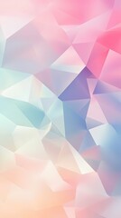 Geometric Pastel: A mesmerizing geometric pattern unfolds, showcasing a harmonious blend of soft pastel hues, creating a sense of calm, serenity, and modern artistry.