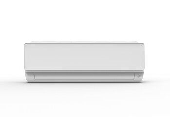 Air Conditioner 7 AC front view with shadow 3d render