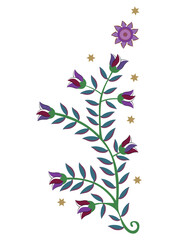 Floral Motif, illustration vector art