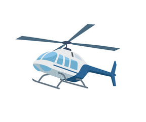 Helicopter aircraft vehicle vector illustration stock illustration