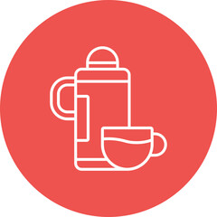 Obraz premium Thermos Icon