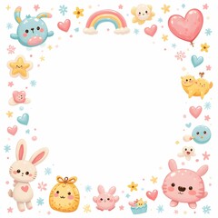 Fototapeta premium baby shower card