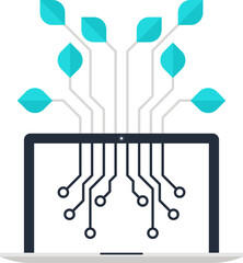 Expand flat web icon concept