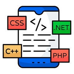 Trendy vector design of mobile coding