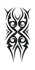tribal pattern tattoo vector art design, tattoo tribal abstract sleeve, sketch art design isolated on white background.