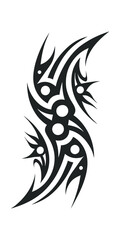 tribal pattern tattoo vector art design, tattoo tribal abstract sleeve, sketch art design isolated on white background.