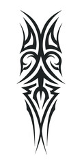 tribal pattern tattoo vector art design, tattoo tribal abstract sleeve, sketch art design isolated on white background.
