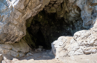 Tavdinsky caves in Altai mountains.